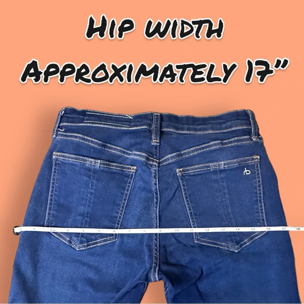 🎉HOST PICK🎉EUC Rag&Bone Cate Mid-Rise Ankle Skinny Jeans 👖 Size 27 - Picture 12 of 16